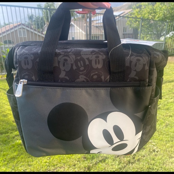 Disney Handbags - - Mickey  Mouse gray Lunch  cooler Tote , NWT